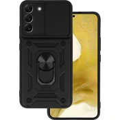 Defender Slide knjižni omot Samsung Galaxy S22 - crni