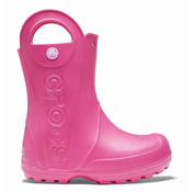 Crocs otroški škornji Handle It Rain Boot, roza, 24.5