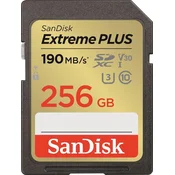 SanDisk Extreme PLUS SDXC 256GB 190MB/s V30 UHS-I kartica