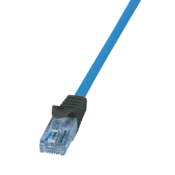 Logilink Premium patch kabel, Cat.6A, U/UTP, 10G/PoE/HDBT, plavi, 1 m