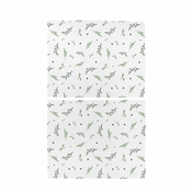 Tekstilni pogrinjki v kompletu 2 ks z božičnim motivom 35x45 cm Delicate Green – Butter Kings