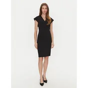 Rinascimento Cocktail obleka CFC0122760003 Črna Regular Fit