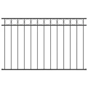 Vidaxl Element Ograje ASSEN Siva 170 x 80 cm Jeklo