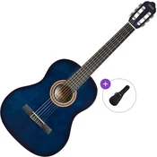 Valencia VC104 Basic SET 4/4 Blue Sunburst Klasicna gitara
