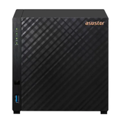 Asustor AS1204T NAS Tower, 1 GB DDR4, 0 TB, Realtek RTD1619B