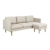 Kotna garnitura Oakland 984 (Beige) Svetlo rjava, 201x132x84cm