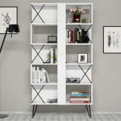 Hanah Home Polica 90x167,3x22cm Bela