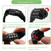 Katanac Candado 1 za Xiaomi M365 i M365 Pro