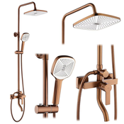 Komplet za prhanje MY2021-77C REA ARGUS COPPER BRUSH