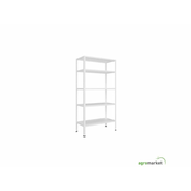 Anemos Metalna polica CROSSER 180 x 90 x 30 cm 5 x 70 kg, Bela