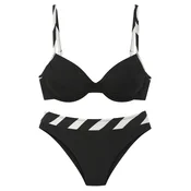 FRENCH CONNECTION Bikini črna/bela
