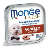 Monge Mokra hrana Fresh Pate Jagnjetina 100 g - Jagnjetina - Monge