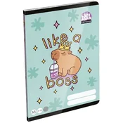 ICO: Lizzysuli Lollipop Capybara črtni zvezek za 4. razred A5 21-32