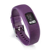 Silikonski pas za uro Garmin Vivofit 4 Lizard - vijoličen