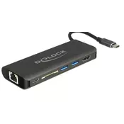 Delock DeLOCK 87721 USB-C priklopna postaja, s čitalnikom kartic