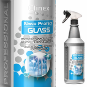 NEW CLINEX Nano Protect Glass 1L Nano-preparat za čiščenje ogledal in drugih steklenih površin s kristalno čistim sijajem brez lis