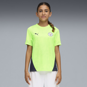 PUMA Manchester City Training Jersey Youth, Clothing, Fizzy Apple/Blue Violet, 11-12Y