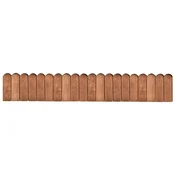Rolana ograda smeda 120 cm od impregnirane borovine