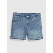 GAP Kids Denim Midi Shorts Washwell - Girls