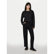 Sinsay - Dres pantalone sa ravnim nogavicama - crno