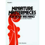 MINIATURE MASTERPIECES FOR VIOLIN AND PIANO VOL.3