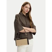 Calvin Klein Ročna torba Ck Canvas Convertible Pouch LV04F1126G Bež