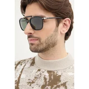 Persol Naocare za sunce 0PO0203S 95/31, Cetvrtaste, Crne