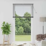 vidaXL Venecijanska žaluzija Temno siva 220 x 115 cm 25 mm Aluminij
