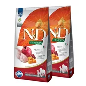Farmina N&D dog PUMPKIN (GF) adult medium & maxi, quail & pomegranate 2 x 12 kg