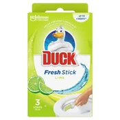 Duck fresh stick toaletni trak - limona, 3 kosi