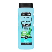 shumee On Line Men 3v1 lahki azurni gel za prhanje za moške 410 ml