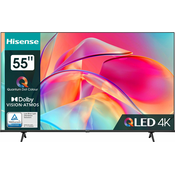 LED TV 55 HISENSE 55E7KQ Smart TV, 4K UHD, DVB-T2/C/S2, HDMI, Wi-Fi, Bluetooth, USB, LAN - energetski razred F