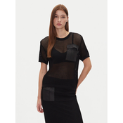 DKNY Pulover P5BSAV83 1 Črna Regular Fit