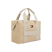 Torba Tommy Jeans boja: bež, AM0AM13325