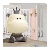 ONLI - LED prigušiva decija nocna lampica PUPPIES LED/3W/230V 25 cm nilski konj/siva