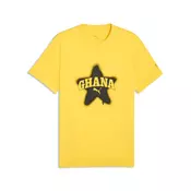 PUMA Ghana ftblCulture Tee Men, Performance, PelA© Yellow/Black, M