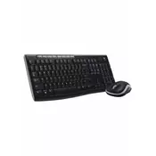 tipkovnica WL Logitech MK270 black US US Layout