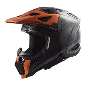 Motocross kaciga LS2 MX703 X-Force Victory Titanium crno-narančasta