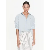 Polo Ralph Lauren Bluza  svetlo modra / rjava