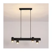 Brilagi - Luster na sajli SELE 4xGU10/30W/230V crna