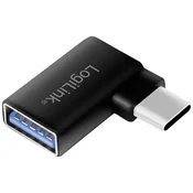 LOGILINK LogiLink USB 3.0 adapter [1x USB 3.2 gen. 1 vtičnica A (USB 3.0) - 1x USB 3.2 gen. 1 vtič C (USB 3.0)] AU0055 90° kotni desno, (20428715)