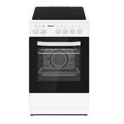 Elektricni šporet HEINNER HFSC-S56E4VWH 4xstruja/keramika/ventilator/50cm