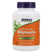 NOW Foods Double Strength Silymarin ekstrakt mlečnega badlja, 300 mg, 200 zeliščnih kapsul