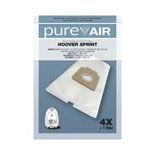Vrečke za sesalnike Pure Air HOOVER SPRINT - 4 vrečke + filter