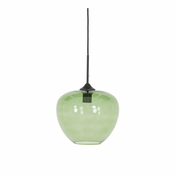 Zelena stropna svetilka s steklenim senčnikom o 30 cm Mayson - Light & Living
