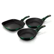 Berlingerhaus Komplet ponvic s titanovo površino 3 kosi Emerald Collection BH-6167