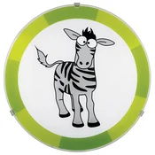 Eglo Otroška stropna svetilka (94458) Children's ceiling lamp BIUBIU 1xE27/60W/230V zebra