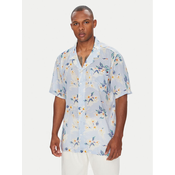 Tommy Hilfiger Srajca Bowling UM0UM03227 Svetlo modra Regular Fit
