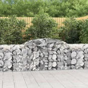 Lucne gabionske košare 15 kom 300x50x80/100cm pocincano željezo