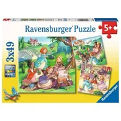 Ravensburger Puzzle Little Princesses 3x49 kosov